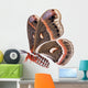 Flying Cecropia Moth White Wall Decal