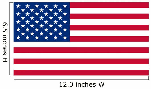 USA Fahne Flag Wall Decal
