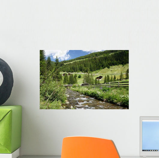 Torrent Ultental South Tyrol Wall Decal