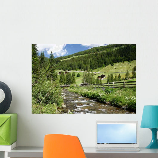 Torrent Ultental South Tyrol Wall Decal