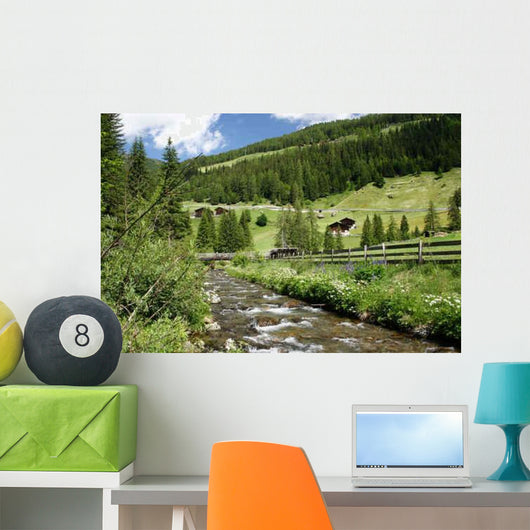 Torrent Ultental South Tyrol Wall Decal