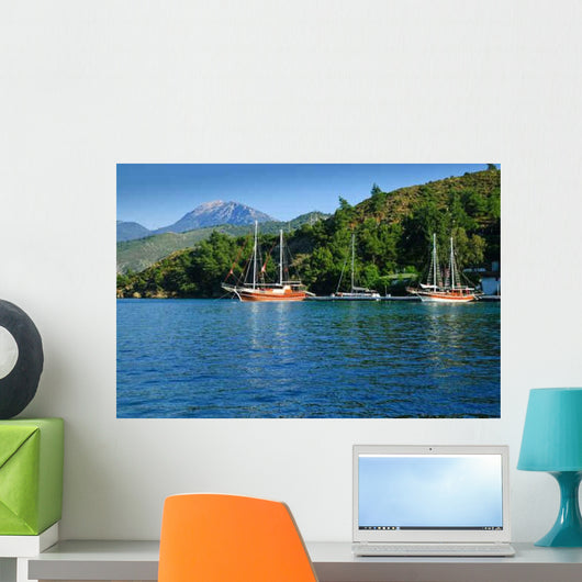 Yachts Wall Decal Design 2