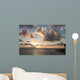 Cloudscape over Ocean and Wall Decal