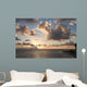 Cloudscape over Ocean and Wall Decal