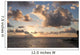 Cloudscape over Ocean and Wall Decal