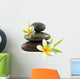 Flowers Frangipani and Zen Wall Decal