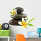 Flowers Frangipani and Zen Wall Decal