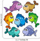 Various Cute Fishes Collection Wall Stickers