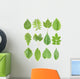 Green Leaves Wall Stickers