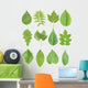 Green Leaves Wall Stickers