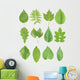 Green Leaves Wall Stickers