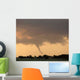 Red Tornado Wall Decal