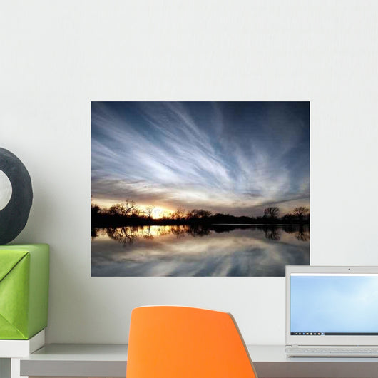 Sunset Reflection Wall Decal