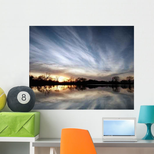 Sunset Reflection Wall Decal