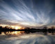 Sunset Reflection Wall Decal