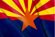 Flag Pin Arizona USA Wall Decal