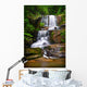 Waterfalls Nature Landscape Blue Wall Decal