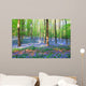 Bluebell Hyacinths Hallerbos Belgium Wall Decal Design 2