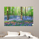 Bluebell Hyacinths Hallerbos Belgium Wall Decal Design 2