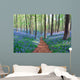 Bluebell Hyacinths Hallerbos Belgium Wall Decal Design 1