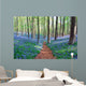 Bluebell Hyacinths Hallerbos Belgium Wall Decal Design 1