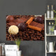 Chocolates with Coffee Beans Wall Decal