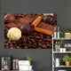 Chocolates with Coffee Beans Wall Decal