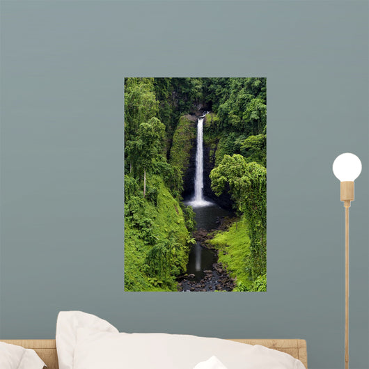 Waterfall Samoa Surrounded Lush Wall Decal