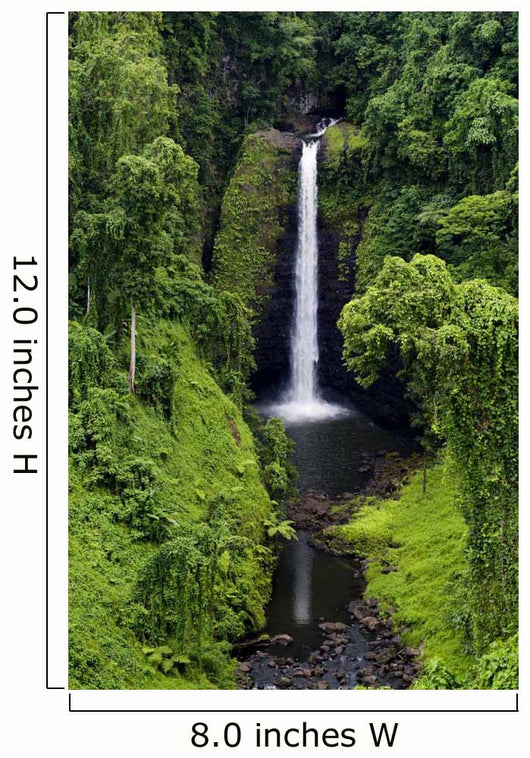 Waterfall Samoa Surrounded Lush Wall Decal
