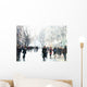 Pedestrian Street Wall Decal