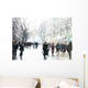 Pedestrian Street Wall Decal