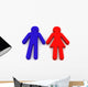 Male and Female Signs Wall Decal