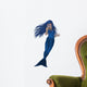 Swimming Mermaid Wall Decal Design 3