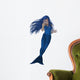 Swimming Mermaid Wall Decal Design 3