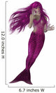 Swimming Mermaid Wall Decal Design 2