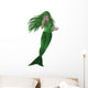 Swimming Mermaid Wall Decal Design 1