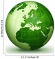 World Globe Wall Decal