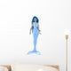 Translucent Mermaid Wall Decal