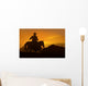 Cowboy over Sunset Wall Decal