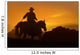 Cowboy over Sunset Wall Decal