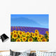Lavender and Sunflowers Wall Decal