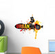 Break Dancer Urban Grunge Wall Decal