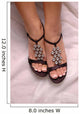 Pair Sexy Feet Wall Decal