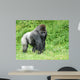 Male Silver-back Gorilla Wall Decal