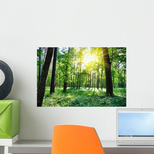 Summer Forest Wall Decal Design 3