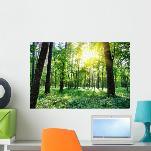 Summer Forest Wall Decal Design 3