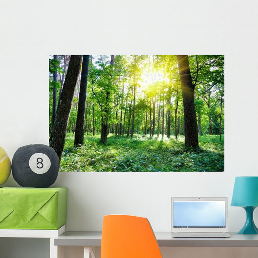 Summer Forest Wall Decal Design 3