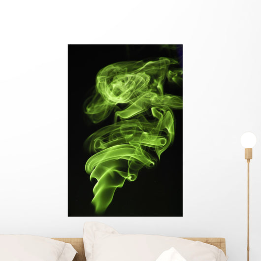 Green Smoke Wall Decal