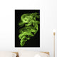 Green Smoke Wall Decal