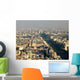 Aerial Arc Triomphe Paris Wall Decal